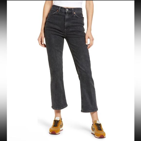 Re/Done 70s Crop Boot Jean - Picture 1 of 8